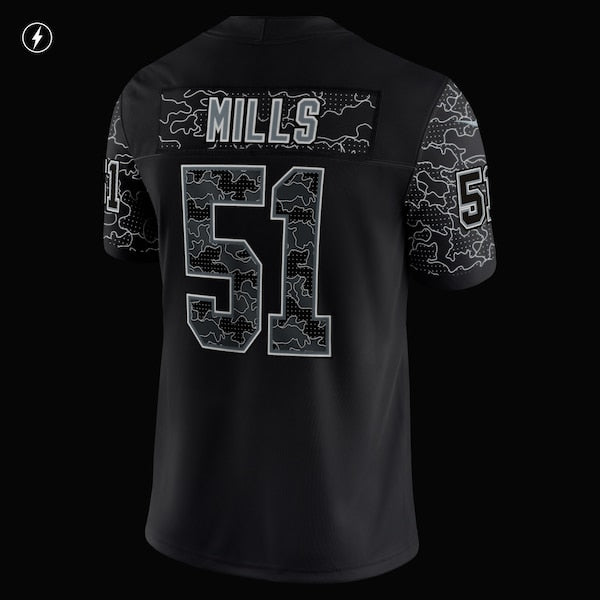 Sam Mills Carolina Panthers Nike Retired Player RFLCTV Limited Jersey - Black