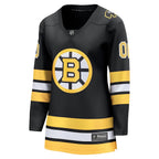 Boston Bruins  Women's Home Breakaway Custom Jersey - Black