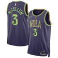 CJ McCollum New Orleans Pelicans Nike Unisex 2024/25 Swingman Player Jersey - City Edition - Purple