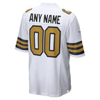 Preschool New Orleans Saints Nike Alternate Custom Game Jersey - White