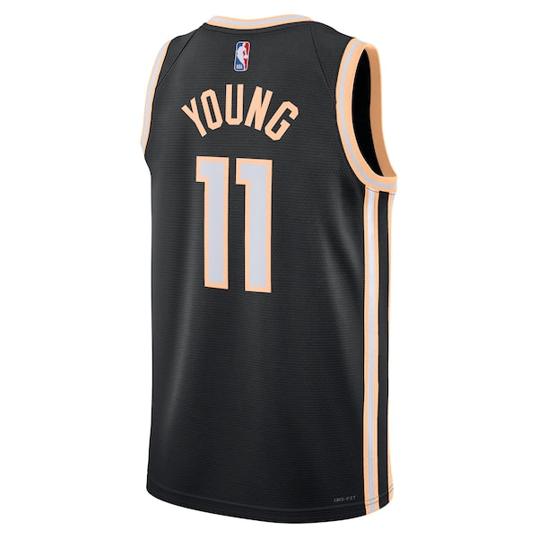 Trae Young Atlanta Hawks Nike Unisex 2025/26 Swingman Jersey - Black - City Edition