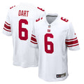 Jaxson Dart New York Giants Nike Youth Game Jersey - White/Royal/Red