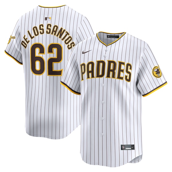 Enyel De Los Santos San Diego Padres Nike Home Limited Player Jersey – White