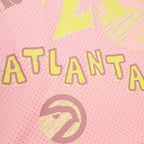 Dominique Wilkins Atlanta Hawks  1986/87 Swingman Sidewalk Sketch Jersey - Pink