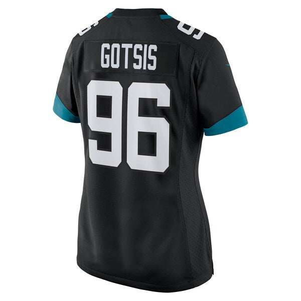 Adam Gotsis Jacksonville Jaguars Nike Women's Game Jersey - Black/Teal