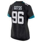Adam Gotsis Jacksonville Jaguars Nike Women's Game Jersey - Black/Teal