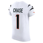 Ja'Marr Chase Cincinnati Bengals Nike  Vapor F.U.S.E. Elite Jersey - White