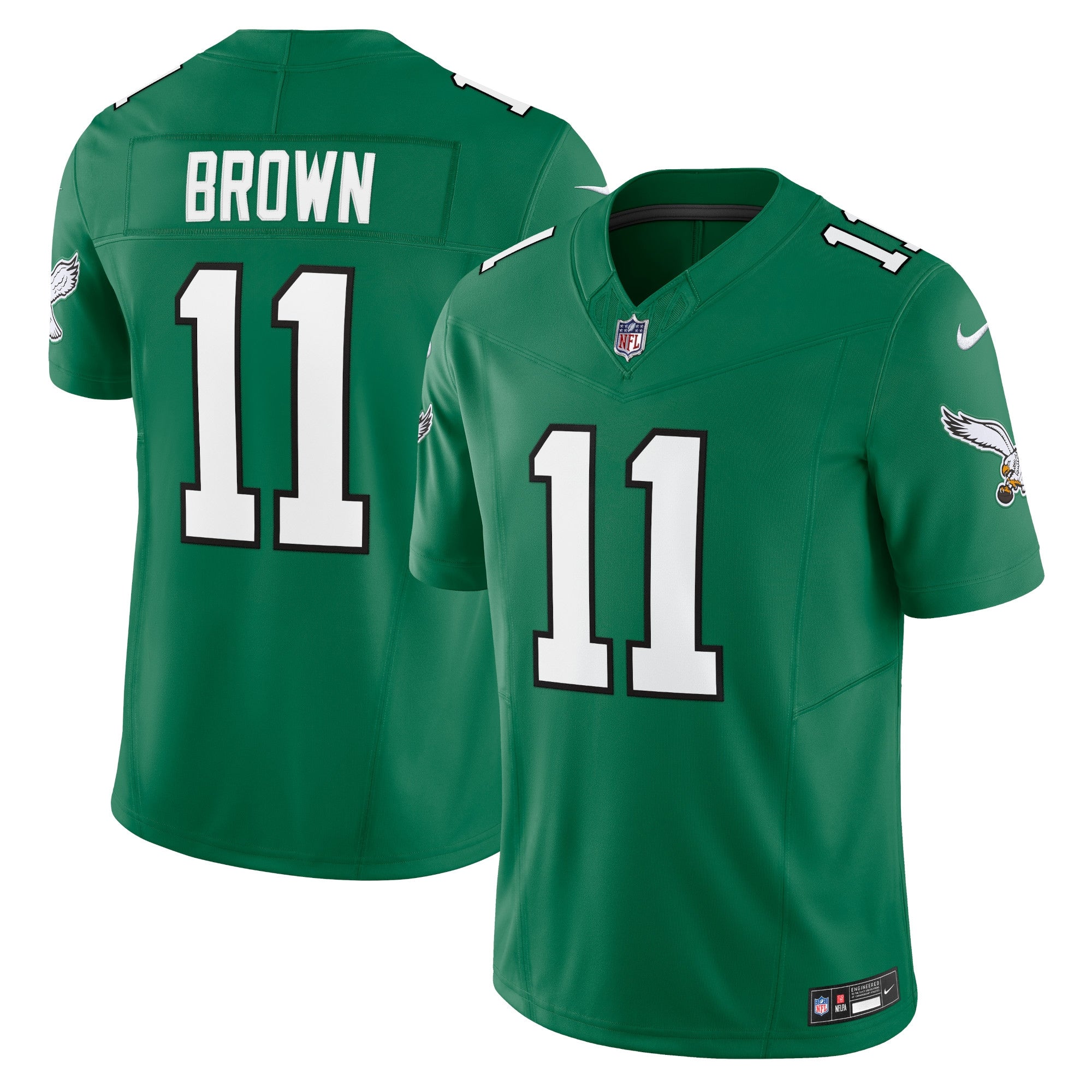 A.J. Brown Philadelphia Eagles Nike Vapor F.U.S.E. Limited Jersey - Green/Kelly Green