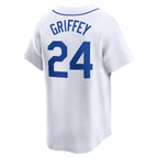 Ken Griffey Jr. Seattle Mariners Nike Throwback Cooperstown Limited Jersey - White