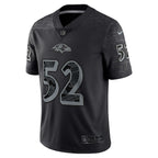 Men's Nike Ray Lewis Black Baltimore Ravens Retired Player RFLCTV Limited Jersey