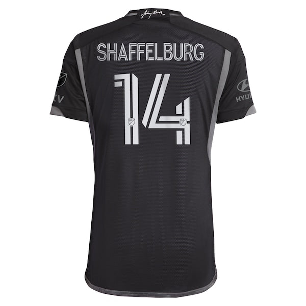 Jacob Shaffelburg Nashville SC adidas 2024 Man In Black Kit Authentic Player Jersey - Black