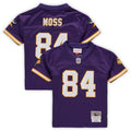 Randy Moss Minnesota Vikings Male Preschool 1998 Retired Legacy Jersey - Purple