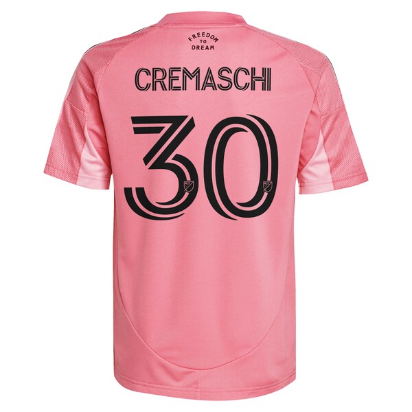 Benjamin Cremaschi Inter Miami CF adidas Youth 2025 Euforia Replica Player Jersey - Light Pink