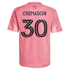 Benjamin Cremaschi Inter Miami CF adidas Youth 2025 Euforia Replica Player Jersey - Light Pink