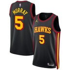 Dejounte Murray Atlanta Hawks Jordan Brand Unisex Swingman Jersey - Statement Edition - Black