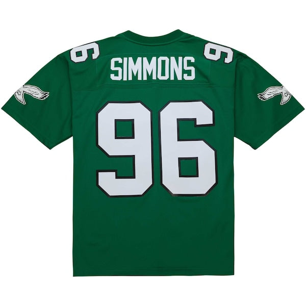 Clyde Simmons Philadelphia Eagles Legacy Replica Jersey - Kelly Green
