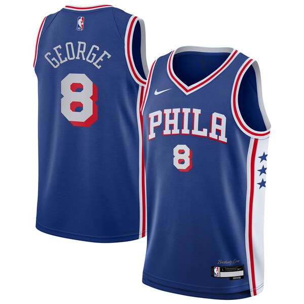 Paul George Philadelphia 76ers Nike Youth Swingman Jersey - Icon Edition - Royal