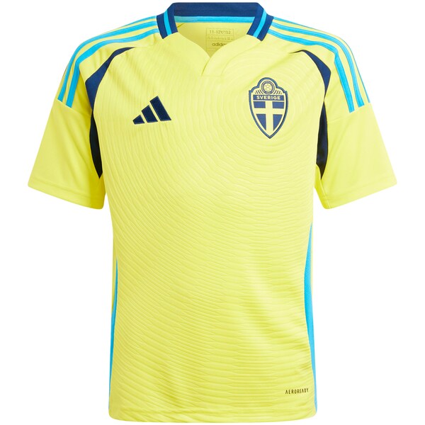 Sweden National Team adidas Youth 2024 Home Replica Jersey - Yellow