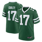 Malachi Corley New York Jets Nike Team Game Jersey - Legacy Green