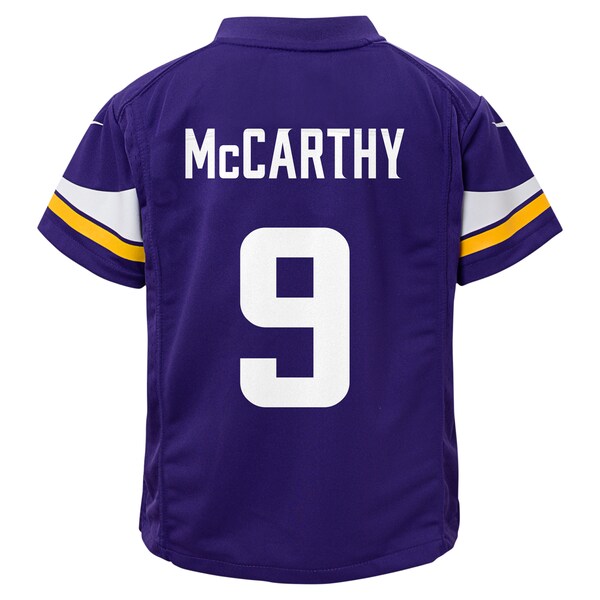 J.J. McCarthy Minnesota Vikings Nike Preschool Player Game Jersey - Purple