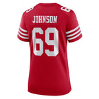 Zack Johnson San Francisco 49ers Nike Women's Team Game Jersey -  Scarlet