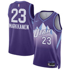 Lauri Markkanen Utah Jazz Nike Unisex 2024/25 Swingman Player Jersey - City Edition - Purple