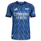 Arsenal adidas 2025/26 Away Authentic Jersey with Patch - Blue/Red