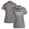 Los Merengues adidas Originals Women's 2024/25 Third Replica Jersey - Charcoal
