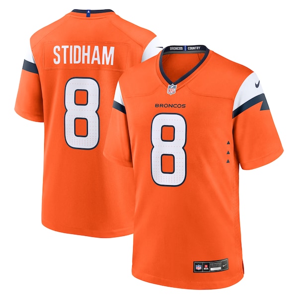 Jarrett Stidham Denver Broncos Nike Team Game Jersey -  Orange