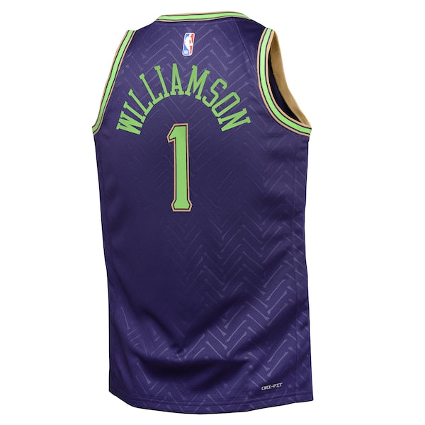 Zion Williamson New Orleans Pelicans Nike Youth 2024/25 Swingman Player Jersey - City Edition - Purple