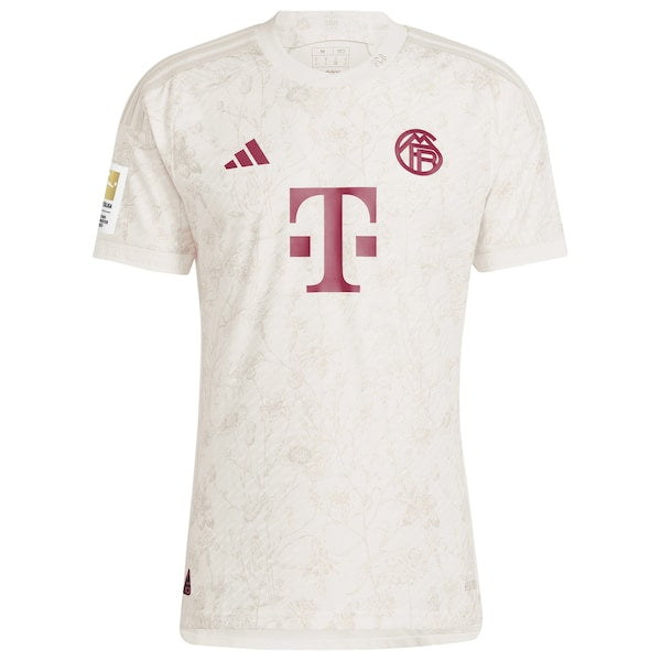 Jamal Musiala Bayern Munich adidas 2023/24 Third Authentic Jersey - White