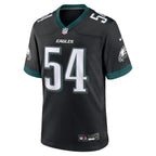 Jeremiah Trotter Jr. Philadelphia Eagles Nike Alternate 2024 NFL Draft Game Jersey - Black