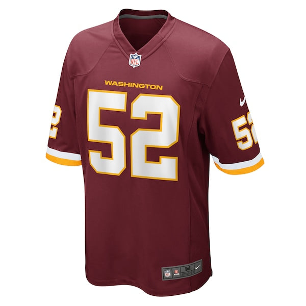 Jamin Davis Washington Football Team Nike 2021 NFL Draft First Round Pick Game Jersey - Burgundy