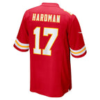 Mecole Hardman Kansas City Chiefs Nike  Game Jersey -  Red