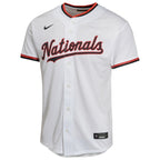 CJ Abrams Washington Nationals Nike Youth Home Game Player Jersey - White