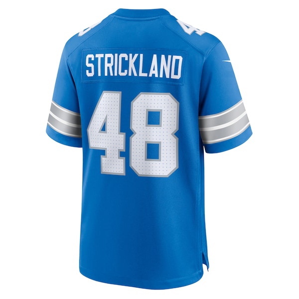 Loren Strickland Detroit Lions Nike Game Jersey -  Blue