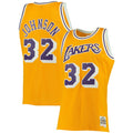 Magic Johnson Los Angeles Lakers 1984/85 Big & Tall Hardwood Classics Swingman Jersey - Gold