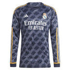 Eduardo Camavinga Los Merengues adidas 2023/24 Away Long Sleeve Replica Player Jersey - Navy/White