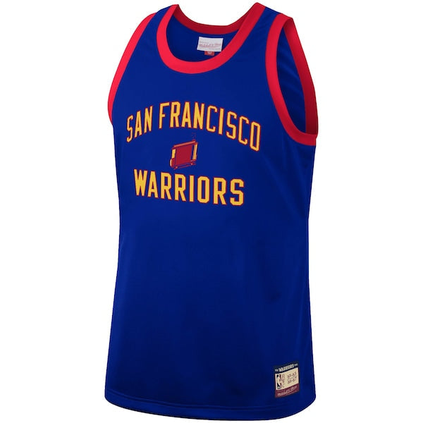 Golden State Warriors  Hardwood Classics Team Heritage Fashion Jersey - Royal