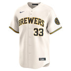 Jesse Winker Milwaukee Brewers Nike Home Limited Player Jersey - Cream