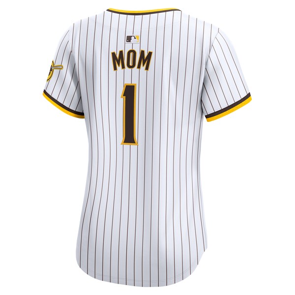 San Diego Padres Nike Women's #1 Mom Home Limited Jersey - White