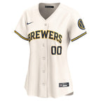 Milwaukee Brewers Nike Women's Home Limited Custom Jersey - Cream