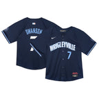 Dansby Swanson Chicago Cubs Nike Toddler City Connect Limited Player Jersey - Navy