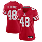Tatum Bethune San Francisco 49ers Nike Women's  Game Jersey -  Scarlet