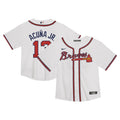 Ronald Acuña Jr. Atlanta Braves Nike Toddler  Game Jersey - White