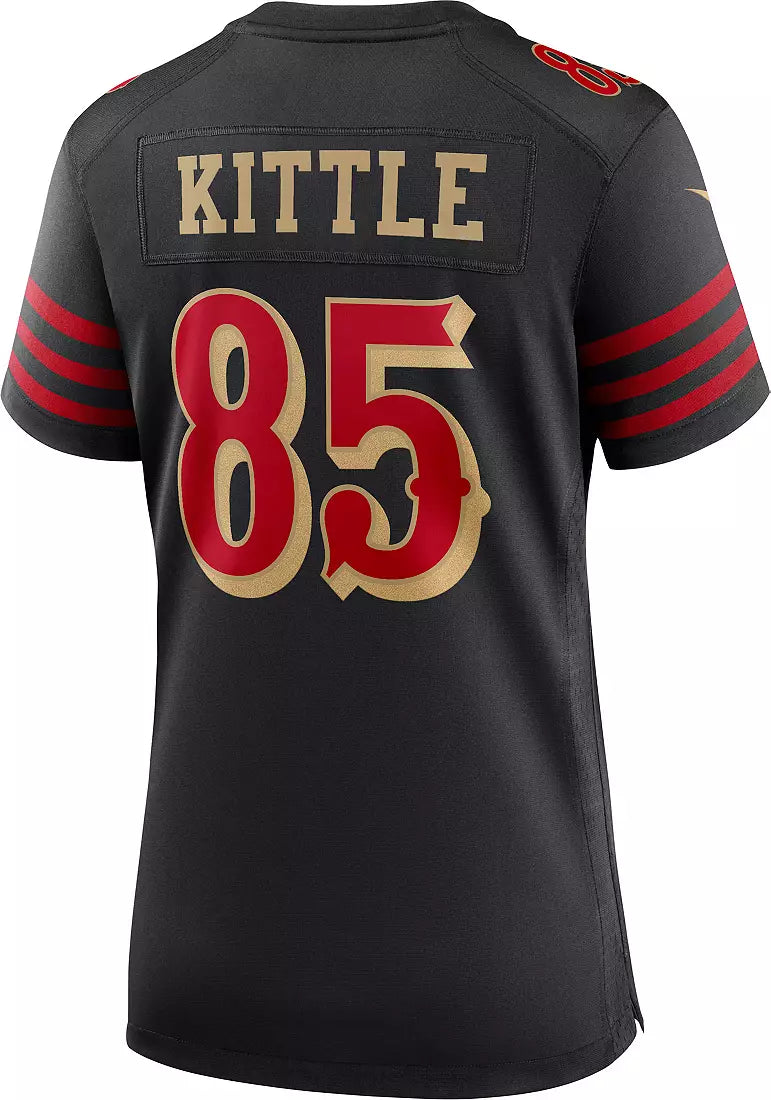 Women's George Kittle San Francisco 49ers Nike 2025 RIVALRIES Game Jersey - Black
