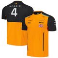 Lando Norris McLaren F1 Team Castore 2024 Set Up T-Shirt - Orange/Charcoal