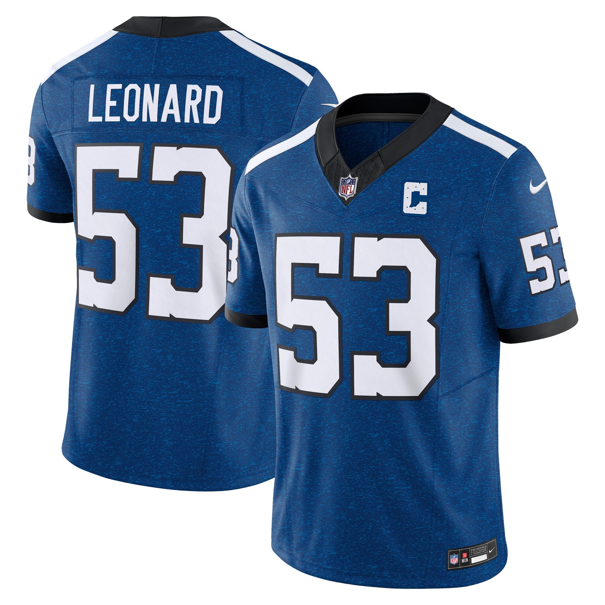 Shaquille Leonard Indianapolis Colts Nike Vapor F.U.S.E. Limited Jersey - White/Blue/Royal
