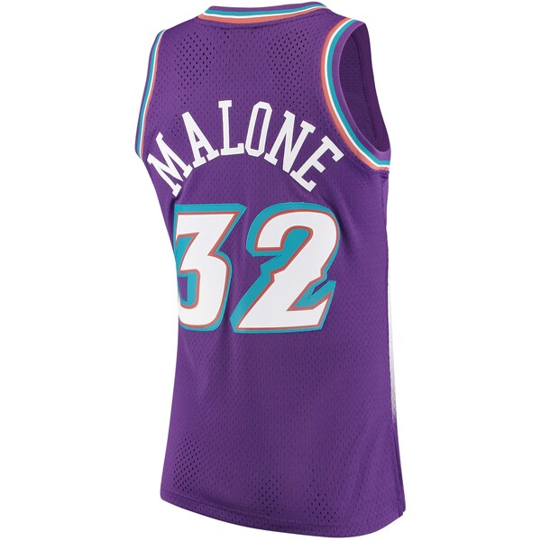 Karl Malone Utah Jazz 1996/97 Hardwood Classics Swingman Jersey - Purple