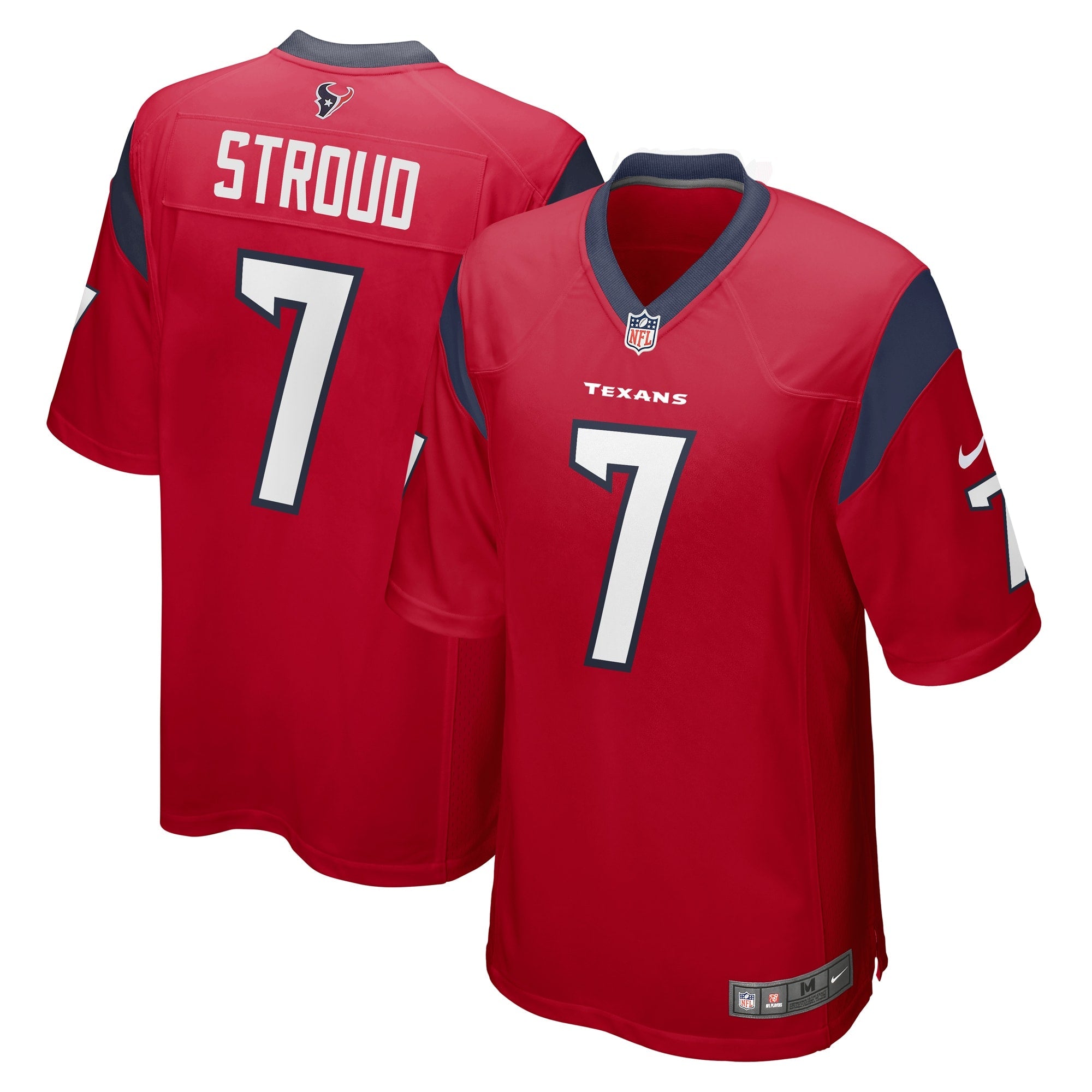 C.J. Stroud Houston Texans Nike 2023 NFL Draft First Round Pick Game Jersey - Navy/Red/White